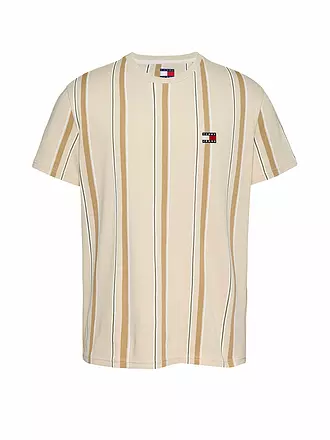 TOMMY JEANS | T-Shirt
Produktname: T-Shirt
Marke: TOMMY JEANS
Farbe: beige
Kategorien: Moda,Uomo

Ärmellänge: Manica corta
Ausschnitt: Girocollo
Material: Jersey,Cotone
Musterung: A righe
Passform (Oberbekleidung): Regular
Stil: Young Fashion
Details: Logo | 